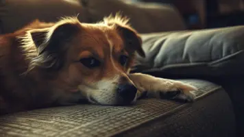 Deprimert Hund Oppdag Tegnene og Hjelp Fido Na 1