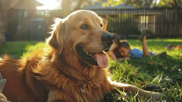 Golden Retriever Den Perfekte Familiehunden 1