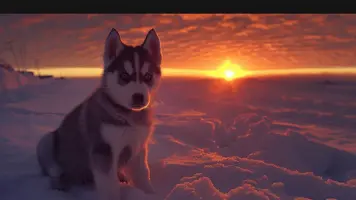Husky valp Magiske egenskaper og karakteristikker 1