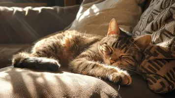 Hvor mye sover en katt daglig 2