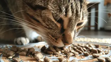 Hvor mye torrfor skal en katt ha daglig 1