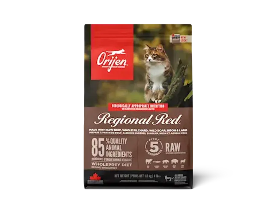 Orijen Cat Regional Ferskt kjøtt - Tørrfôr til katter 1,8 kg