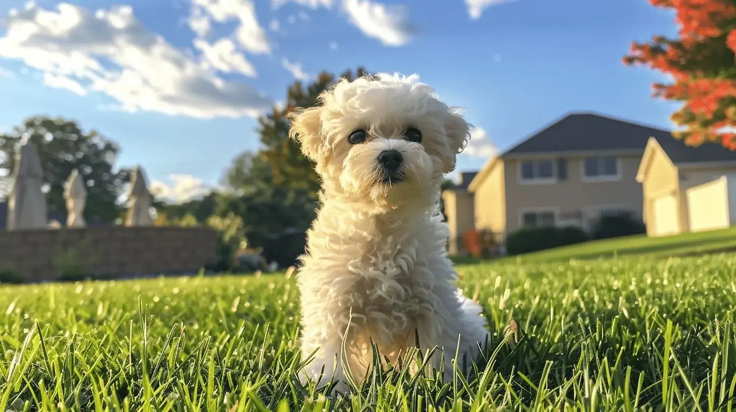 Bichon Frise Valp En Fortryllende Pelskledd Folgesvenn 1