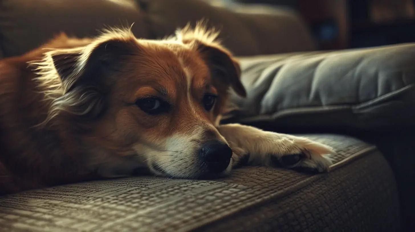 Deprimert Hund Oppdag Tegnene og Hjelp Fido Na 1