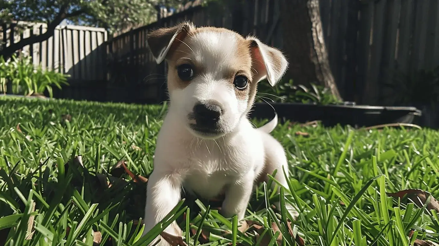 Jack Russell Terrier valp Energisk og nysgjerrig folgesvenn 1