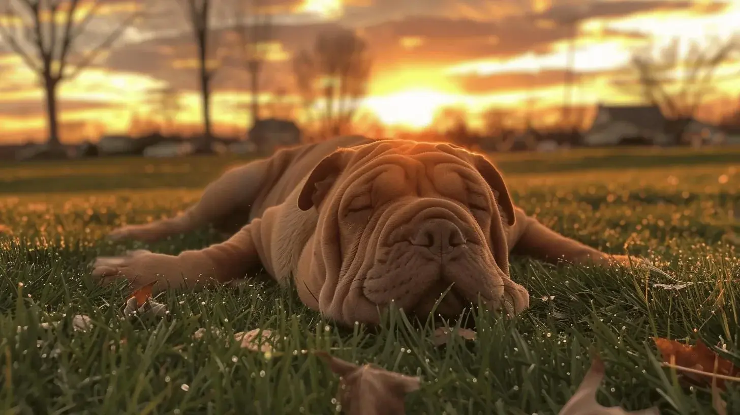Shar Pei Fascinerende Rynker og Trofast Natur 1