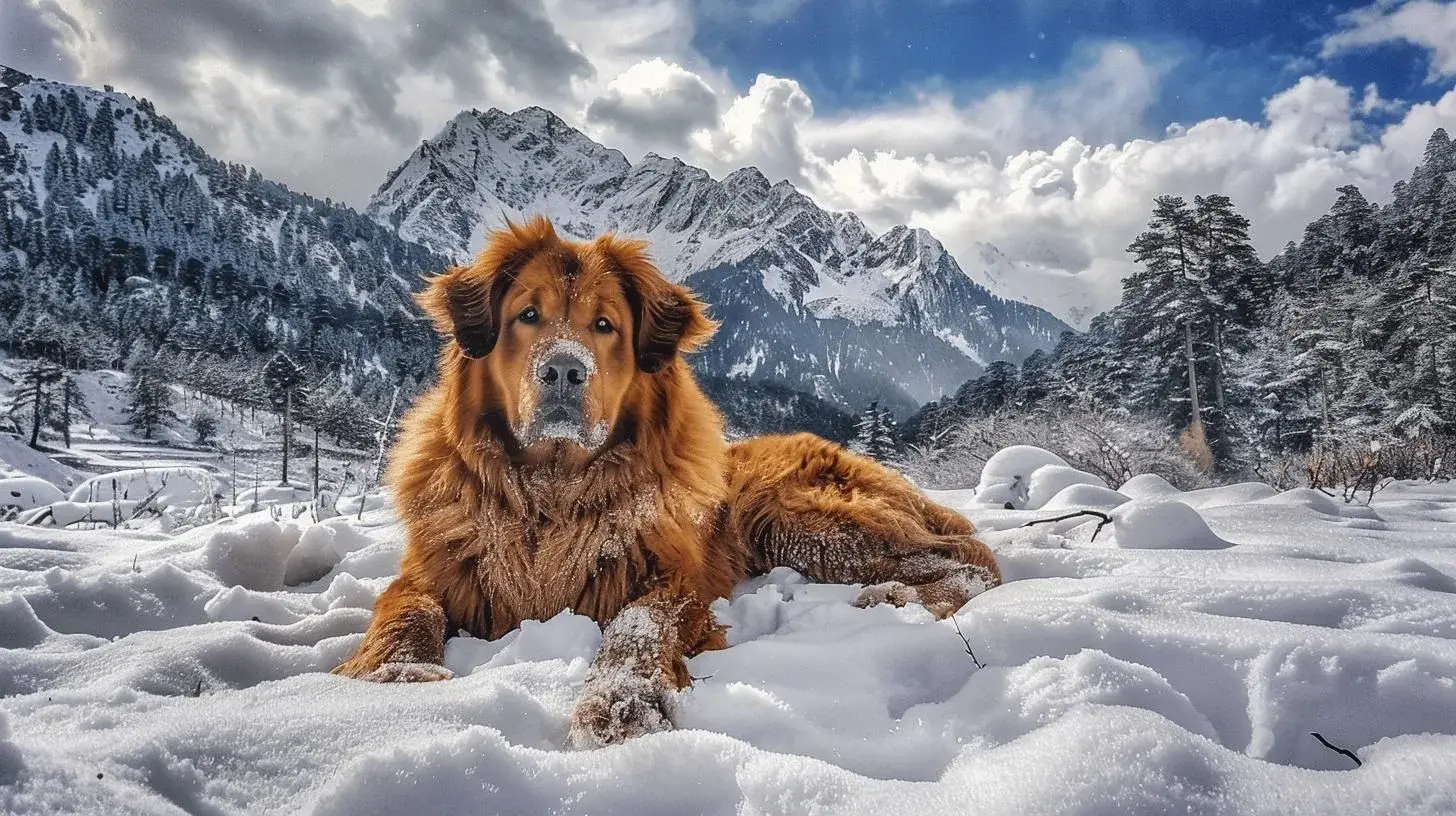 Tibetansk Mastiff En Imponerende og Lojal Vakthund 1
